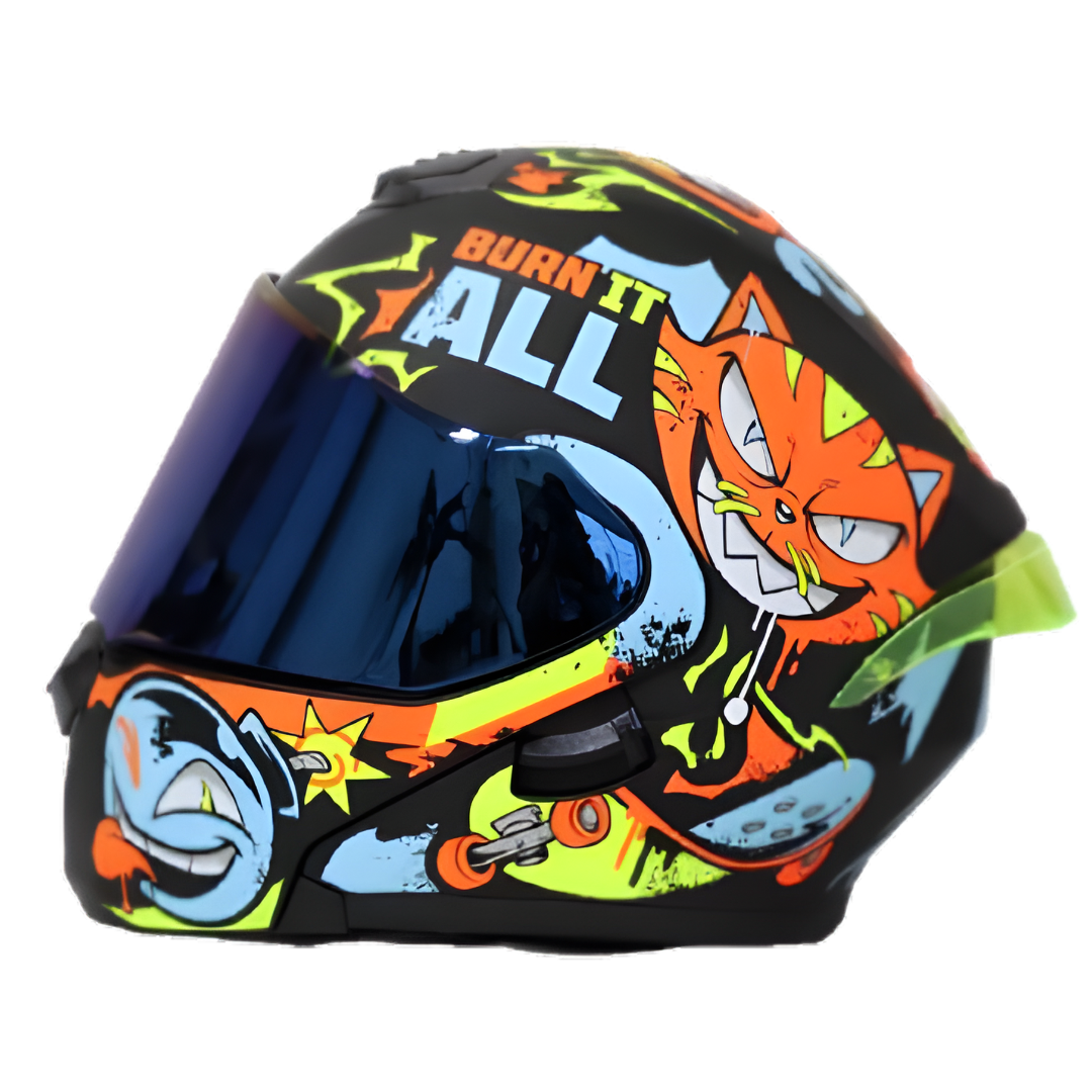 Casco Abatible X-One 3000GT - Edición "Burn It All" (Doble Visor)